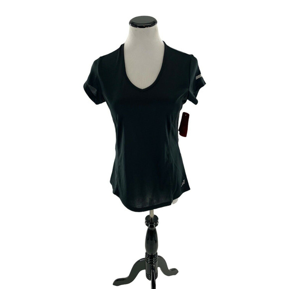BCG Tru wick T-Shirt Women M Short Sleeve V-Neck Activewear Running Pullover NWT - Picture 1 of 10